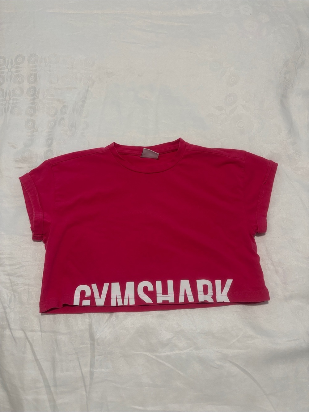 Pink Gymshark Cropped Top